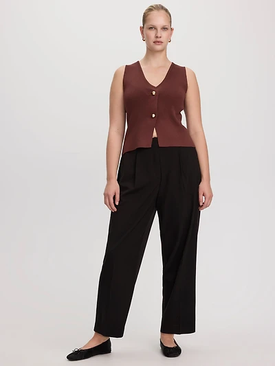 Mid-Rise Barrel Pants - The Timeless Curvy Fit