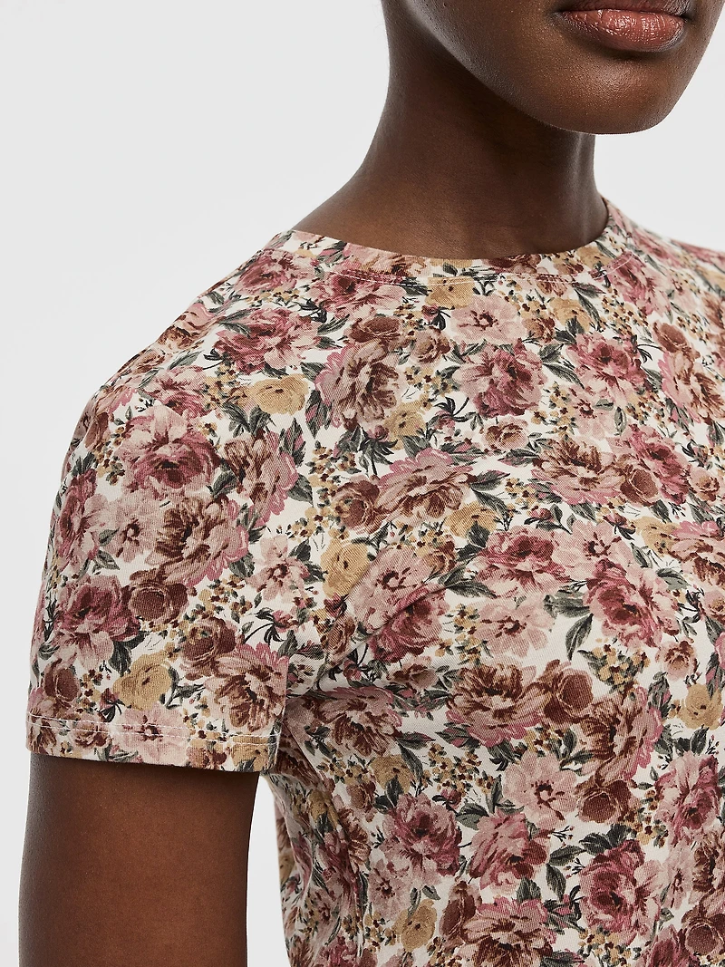 T-shirt à col rond - R Essentiels