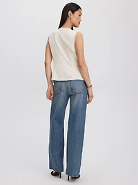 Sleeveless Fitted Vest
