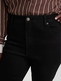 Jean à jambe évasée et taille haute - Coupe Courbes