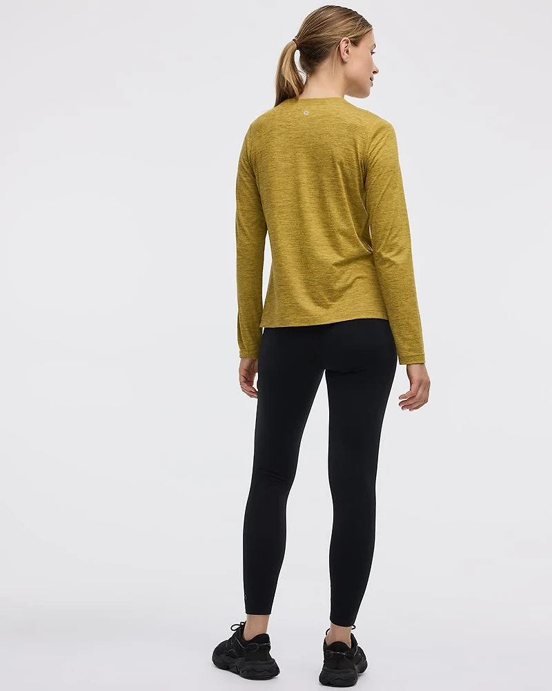 Long-Sleeve Crew-Neck T-Shirt - DRY-LUX (R) Hyba Essentials