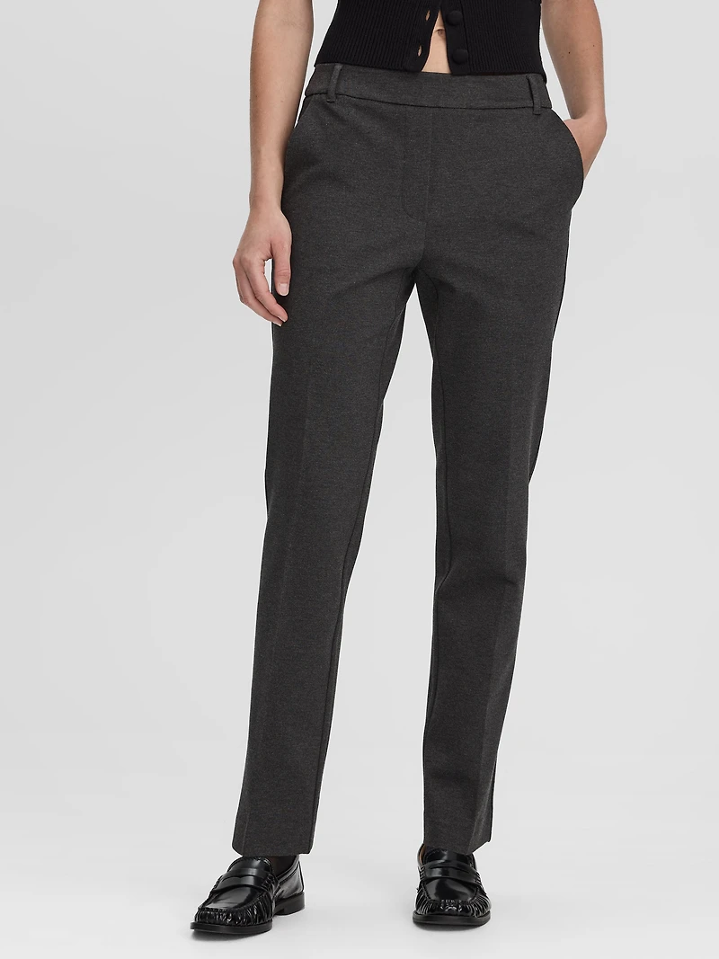 Pantalon à taille haute et jambe droite - Le Stretch Moderne (MD)