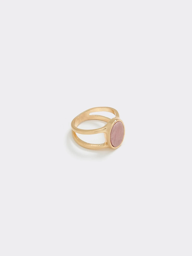 Ring with Semi-Precious Stone