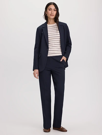 Straight-Leg High-Rise Pants