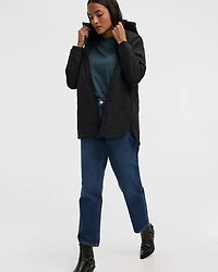 Manteau matelassé à capuchon amovible