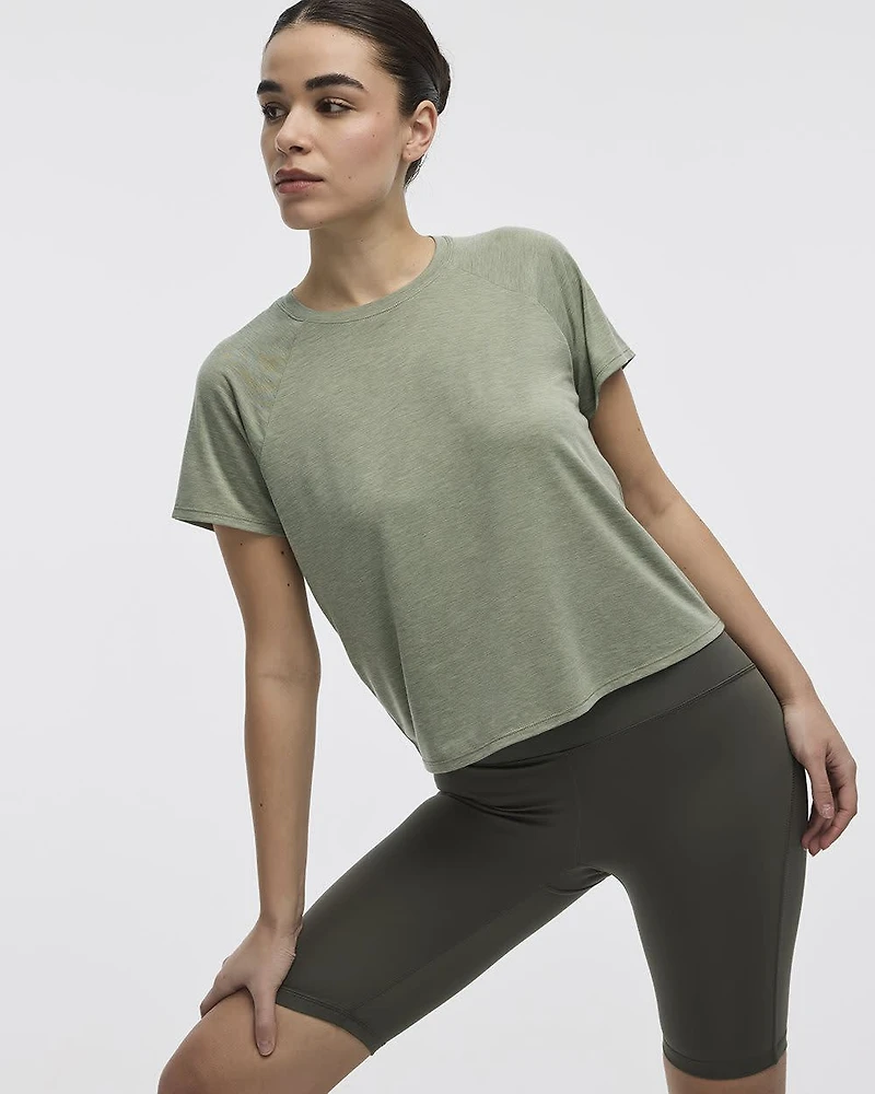 Crew-Neck Boxy T-Shirt - Hyba