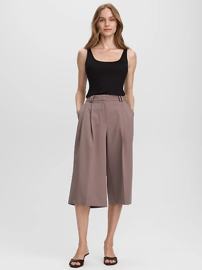 Pleated Bermuda Shorts - The Studio