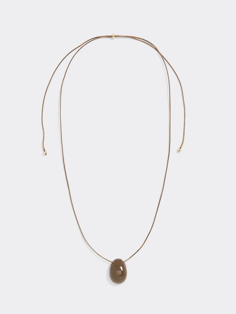Cord Necklace with Pendant