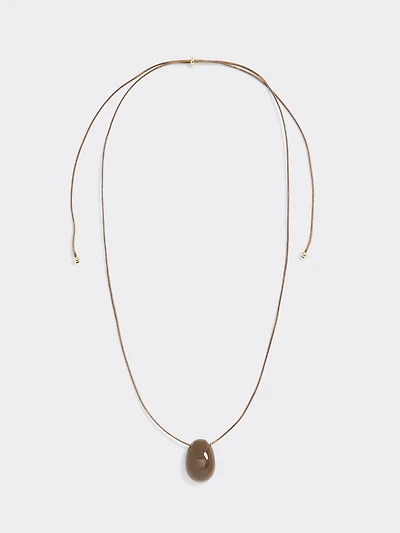 Cord Necklace with Pendant