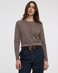 Crew-Neck Cardigan - R Essentials