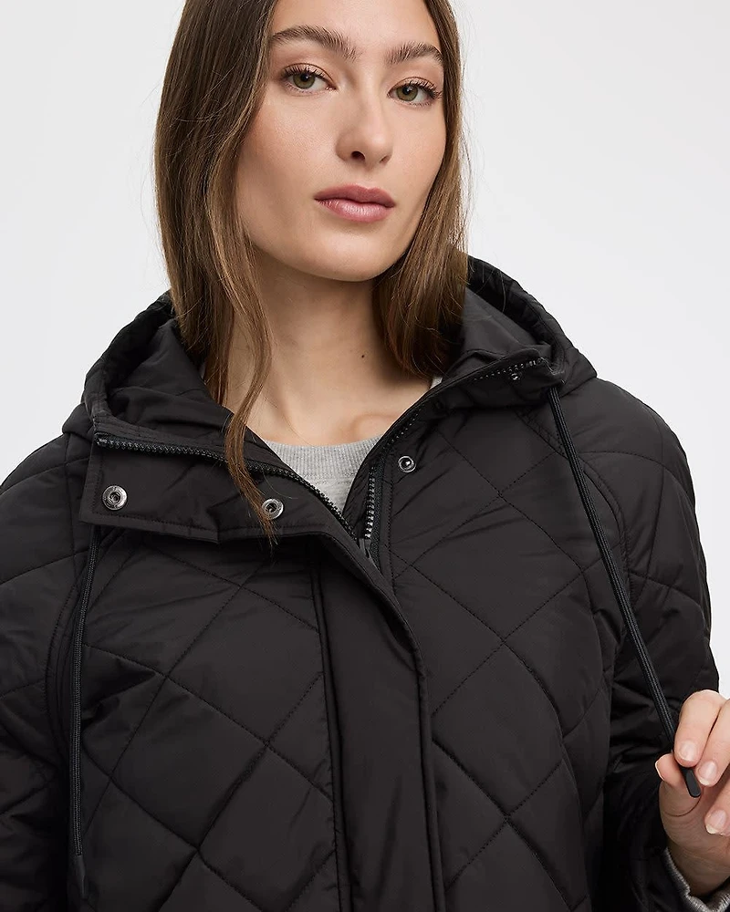Quilted Hooded Jacket