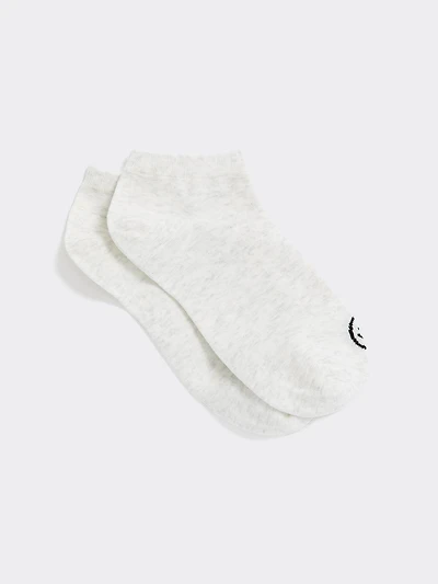 Anklet Socks with Smiley Face