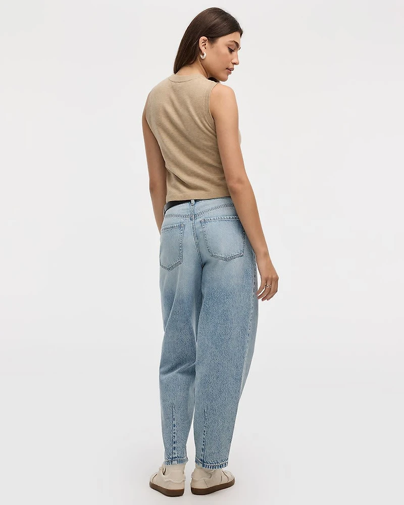 Haut sans manches à col rond