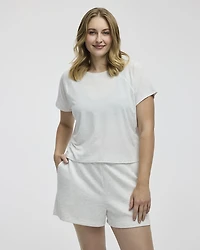 Crew-Neck Boxy T-Shirt - Hyba