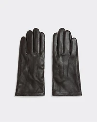 Gants en cuir compatibles avec écrans tactiles