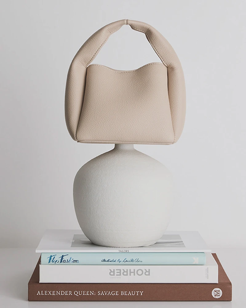 Small Faux-Leather Crossbody Bag