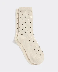 Bas classiques à pois