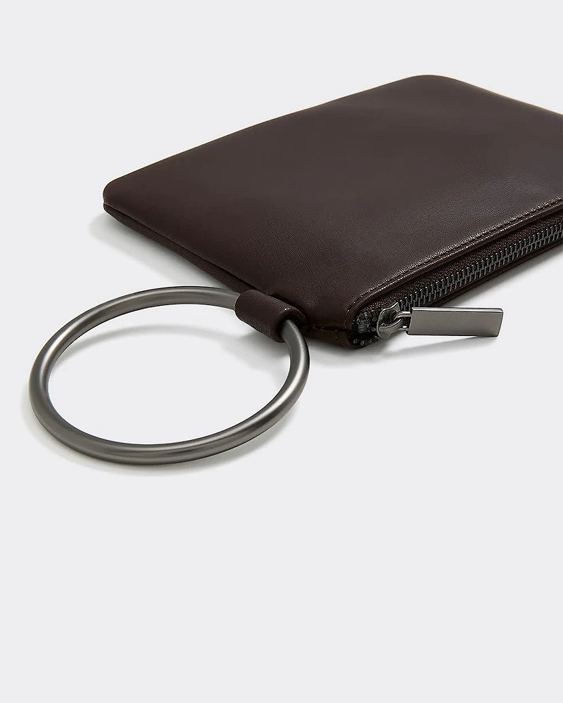 Faux Leather Card Holder