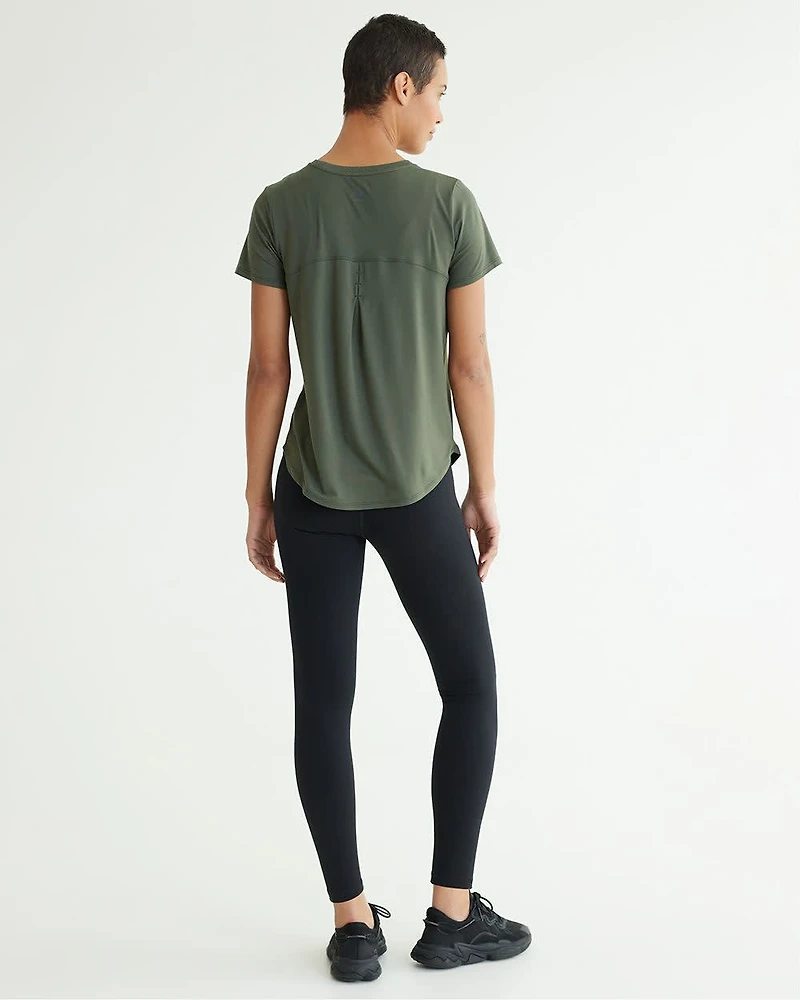 T-shirt à col rond et manches courtes - Dry Lux Hyba Essentiels