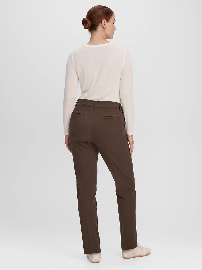 Pantalon longueur cheville à taille haute et jambe étroite - Coupe Courbes