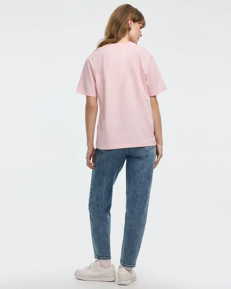 Loose Crew-Neck Graphic T-Shirt