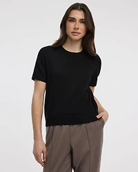 Crew-Neck Sweater Tee - R Essentials