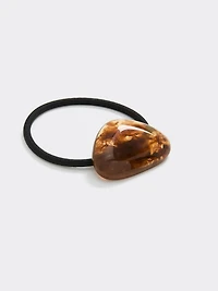 lastique à cheveux avec pièce en résine