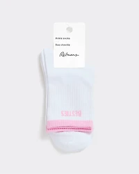 Ribbed Anklet Socks