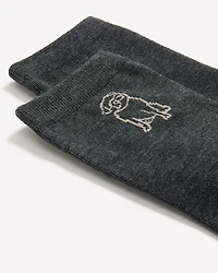 Crew Socks with Pug at Hem