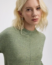 Cashmere-Blend Crew-Neck Pullover