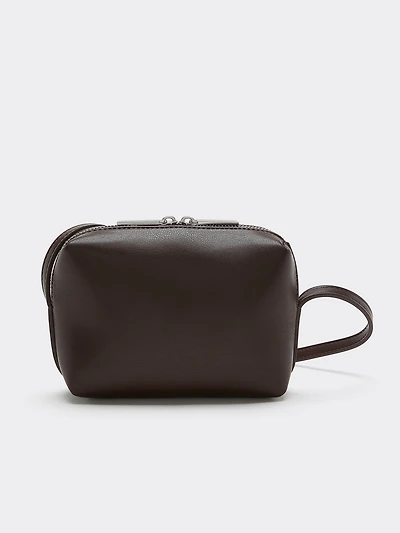 Faux Leather Crossbody Purse
