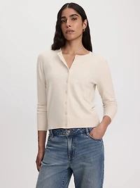 Crew-Neck Cardigan - R Essentials