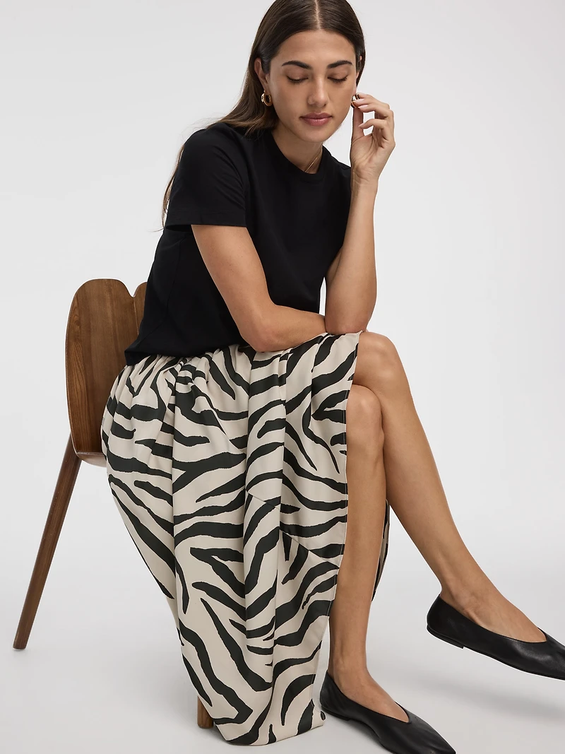 Jupe maxi en silhouette A