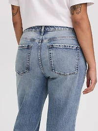 Jean à jambe évasée et taille mi-haute - Coupe Courbes