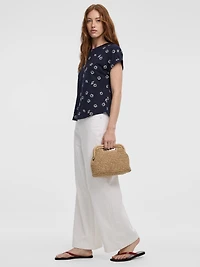 T-shirt à manches courtes et col rond