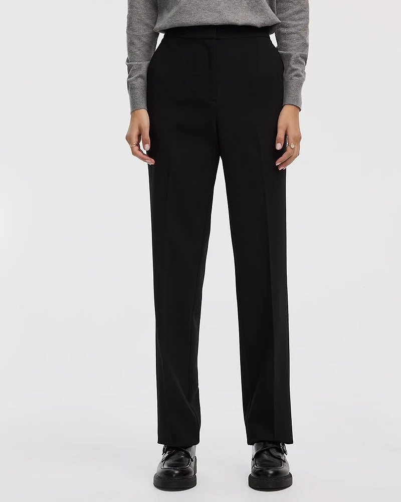 Straight-Leg High-Rise Pant