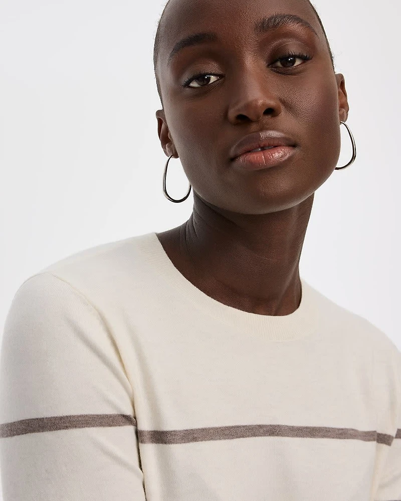 Striped Long-Sleeve Pullover - R Essentials