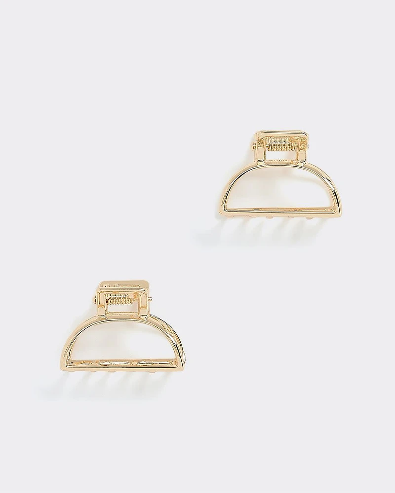 Pinces à cheveux en métal - Ens. de 2