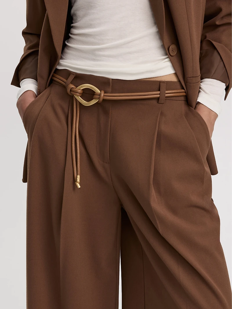Ceinture corde en faux cuir