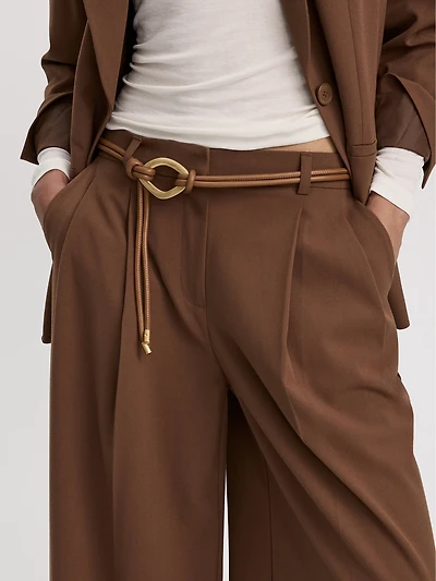 Ceinture corde en faux cuir