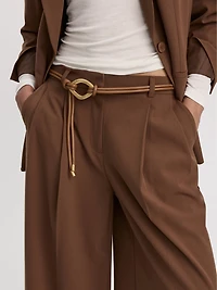 Ceinture corde en faux cuir