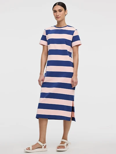 Robe t-shirt rayée - Hyba