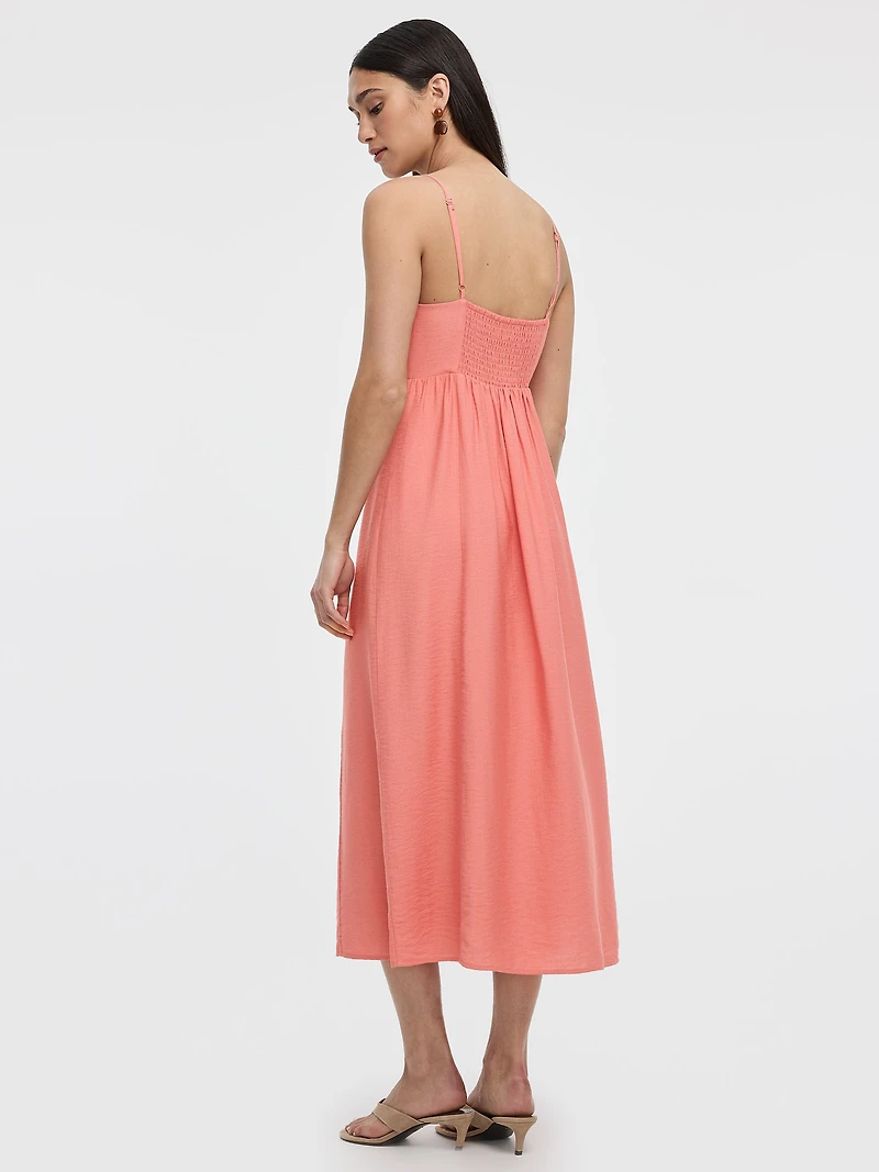 Sleeveless Maxi Dress with Cut-Out Detail