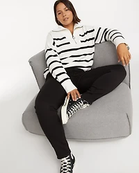 High-Rise Black Jean with Skinny Leg