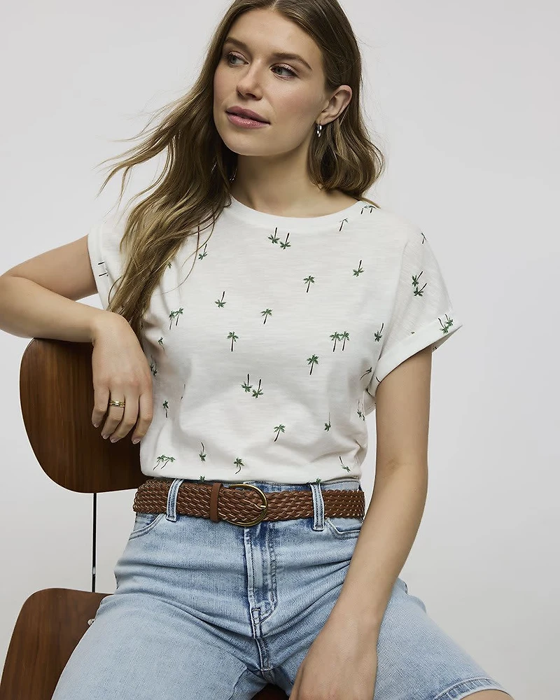 Short-Sleeve Crew-Neck Tee