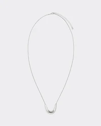 Collier long avec pendentif en U