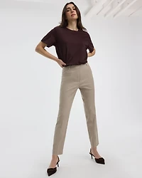 Slim-Leg High-Rise Ankle Pant - The Iconic (R)