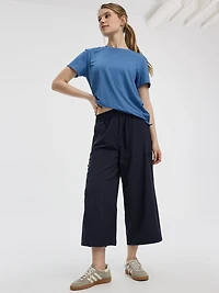 Pantacourt à jambe large et taille haute - Hyba