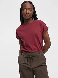 T-shirt à manches courtes et col rond