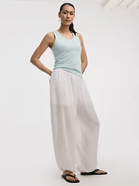 Scoop-Neck Ribbed Tank